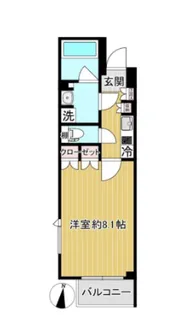 ルーブル武蔵関弐番館【3階】の間取り