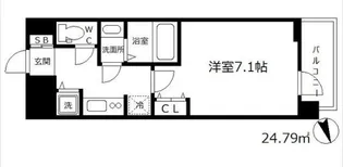 ラヴ神戸三宮【13階】の間取り