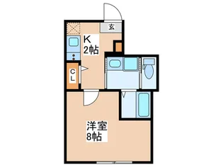 仮)ベイルーム長津田フロント【3階】の間取り