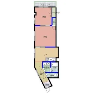 サンマリノユタカ【3階】の間取り