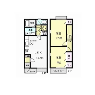 サニーヒルの間取り