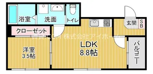 ハーモニーテラス小路IV【1階】の間取り