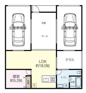 Garesidence木更津 The Retreat【1階】の間取り