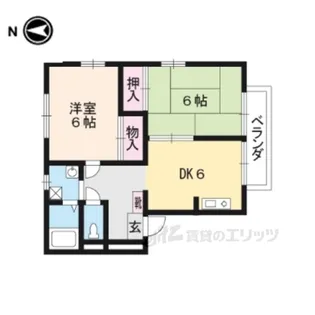 エステートピア松英1【1階】の間取り