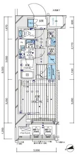 メインステージ横濱阪東橋【3階】の間取り