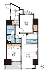 グランカーサ本駒込【4階】の間取り