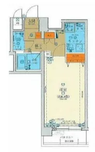 キャパシタス中野【1階】の間取り