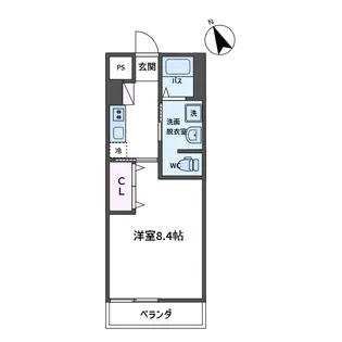 Bloom吉野作【1階】の間取り