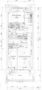 パークシティ高田馬場【5階】の間取り