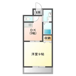 セントラル【3階】の間取り