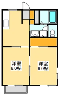 メゾン・ド・ロイヤル南仙台【2階】の間取り