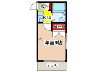 ひのきコ-ポ【1階】の間取り