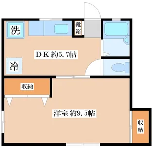 ロイヤルハイネス【2階】の間取り