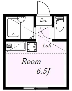 ユナイト根岸ミランダの杜【1階】の間取り