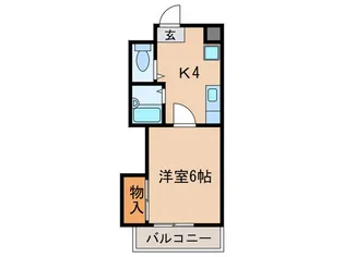 ハイライフ浜江【4階】の間取り