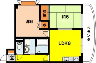 第7ミサワハウス【3階】の間取り