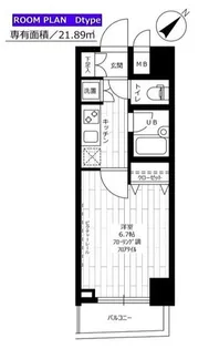 ステージファースト三軒茶屋II【2階】の間取り