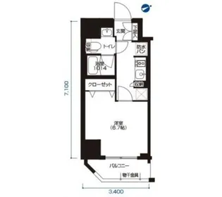 アーバネックス大森【5階】の間取り