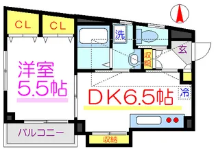 プチドミール【3階】の間取り