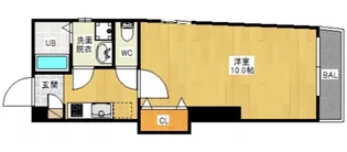 ホワイトグレース律奈【2階】の間取り