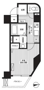 ハラスパジオ下北沢【3階】の間取り