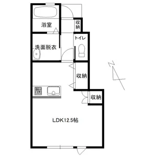 アリエッタII【1階】の間取り