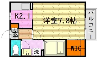 クレール本地A棟【1階】の間取り
