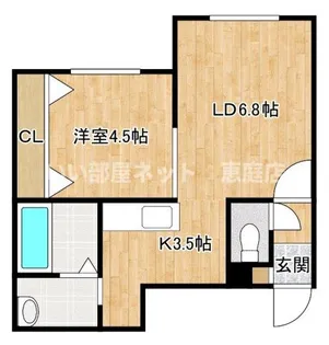 RITZ黄金【1階】の間取り