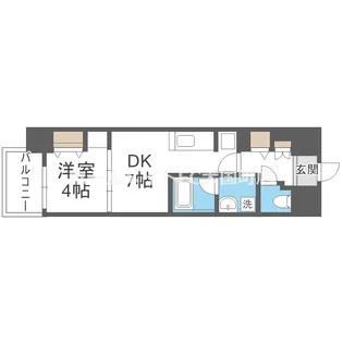セイワパレス本町東【8階】の間取り