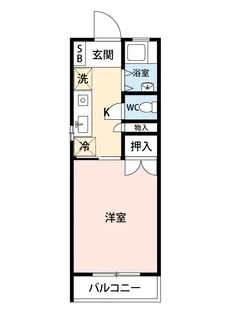コーポ若菜【2階】の間取り