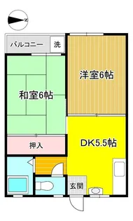 コーポ真洋【2階】の間取り