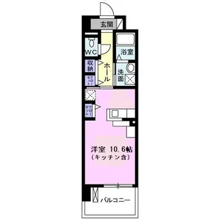 グラース 武蔵浦和【4階】の間取り