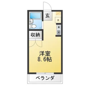 メゾンカトウ【2階】の間取り