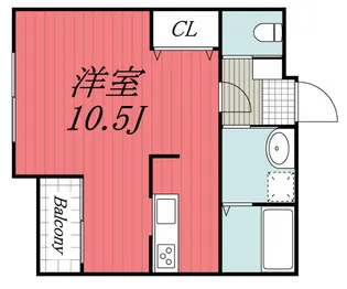 レイエス佐倉【2階】の間取り