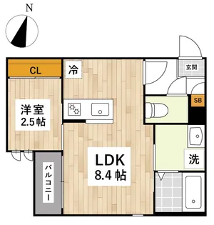 G-smart光の森【1階】の間取り