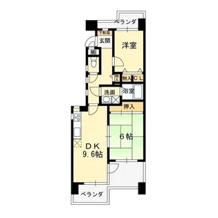 ピカソ平野【3階】の間取り