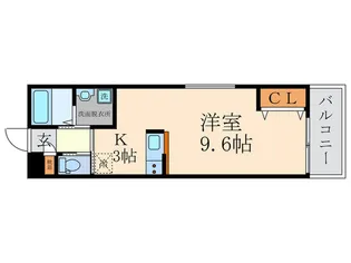 ドムール烏丸五条【1階】の間取り