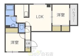 フェリスタ【3階】の間取り