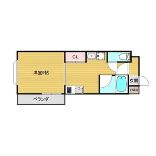 サンオークスマンション【2階】の間取り