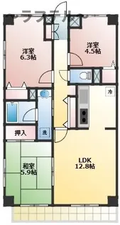 ノヴァデガイア【4階】の間取り
