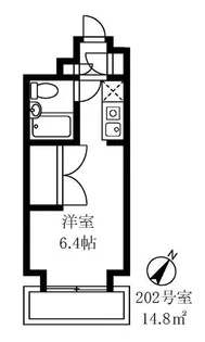 グランドパレス東北沢【2階】の間取り