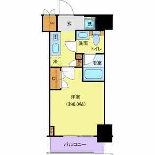 プレール・ドゥーク北品川【3階】の間取り