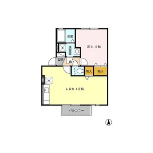 ウィルモア田迎【2階】の間取り