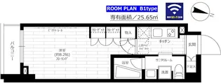 グランドコンシェルジュ三宿アジールコート【5階】の間取り