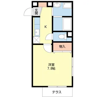 ソルシエール【1階】の間取り