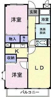 グランデオス【2階】の間取り