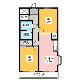 ビリーフ【1階】の間取り