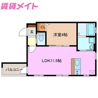 SIIK I【1階】の間取り