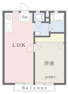 ハイツ飯島A【2階】の間取り