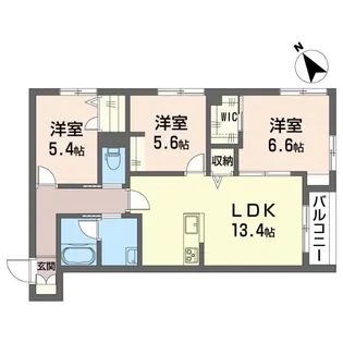 メゾン ド ドラコ【1階】の間取り